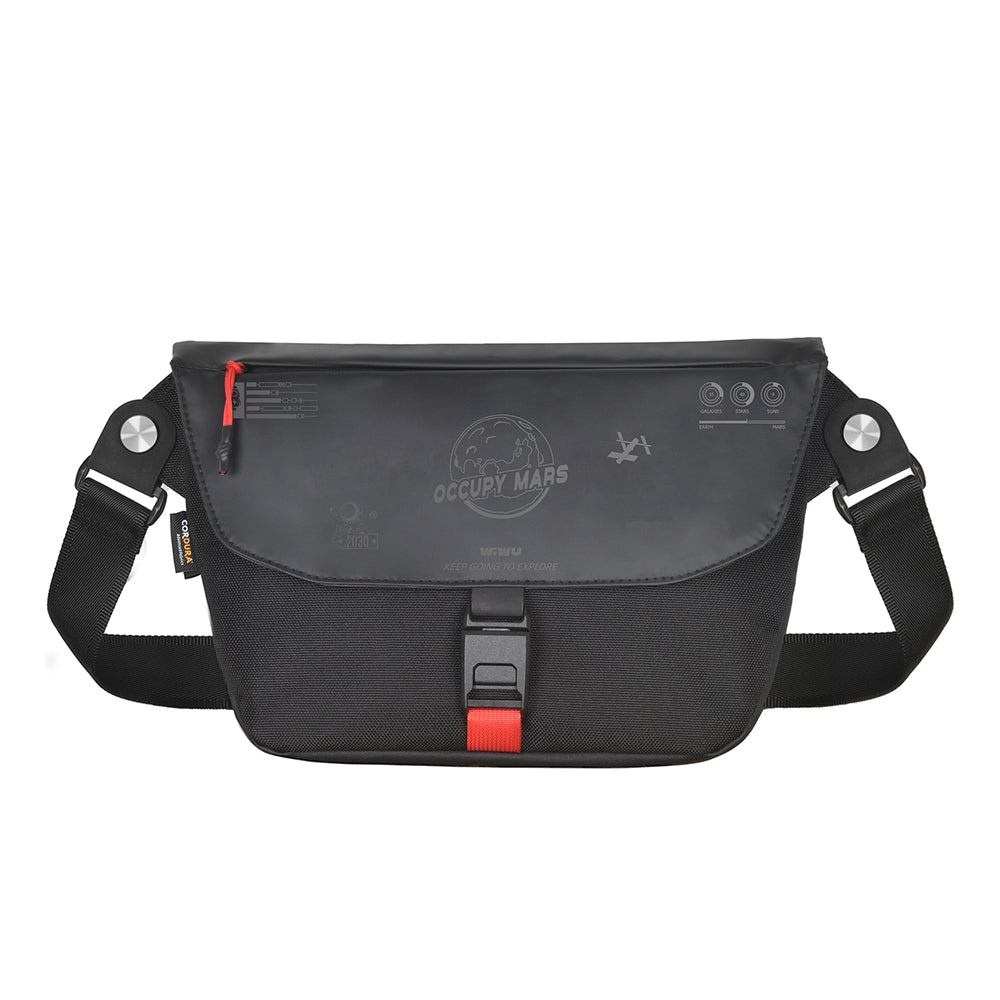 Wiwu Space Exploration Message Bag X Dupont Cordura 1000D Naylon Kumaş Çapraz Vücut Çantası Wiwu Space Exploration Message Bag X Dupont Cordura 1000D Naylon Kumaş Çapraz Vücut Çantası